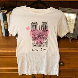 Anthropology size s Notre Dame t shirt